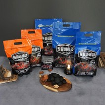 원콜 캠핑 야자숯 바베큐숯 조개탄 착화탄 원콜숯 브리켓, 간편점화형2.4kg, 1개