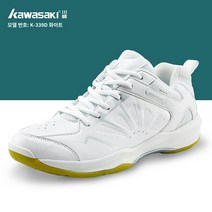 가성비좋은 가와사키 배드민턴화 남자 신발 여자 남녀 전문 운동화 경량 충격 흡수 내마모 훈련 화이트 슈즈