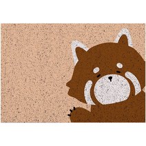 MOCAROSE 미끄러짐을 방지하다 코일현관매트 북유럽 스타일 캐릭터 소동물 방수 주방 카펫, 60x90cm, 10#