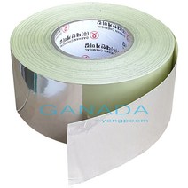 알루미늄 테이프75mm X 100M 덕트 연통 싱크대보수 닥트공사테이프 은박테이프 폭75mm 길이100미터, 75mm-100M-0.03mm