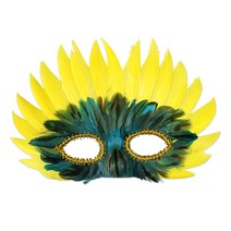파티짱 파티 무도회 아이마스크 반가면, 깃털 아이마스크(옐로우)