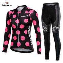 여성용 저지 사이클링 슈트 자전거 의류 Go Pro Sepeda Mtb Conjunto Ciclismo Roadbike Bib Vtt Gel Pant, 07 red set_02 S