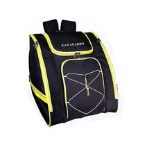 KAWAGARBO 스키 부츠 가방 스키 및 스노우보드 여행 장비 백팩 의류 고글 장갑 및 액세서리 포함 장비 매장 (블랙/옐로우), BLACK/YELLOW, BLACK/YELLOW