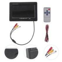 7 인치 자동차 후방 보기 모니터 Hud Tft Lcd 디스플레이 액정 모니터 미러, Black