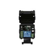 RF DC 12 v 1CH 미니 무선 원격 제어 스위치 수신기 송신기 315/344MHZ 1 채널 전기 도어/램프/LED., 블랙, 12V_315MHz