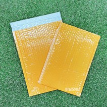 (당일발송)비닐모아 안전봉투 뽁뽁이 에어캡 안전택배봉투 오렌지 주황 100장 우편, 22x33.5+4.5(100장)