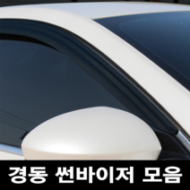 경동 썬바이저 자동차 빗물받이 윈도우 썬바이져, 기아 그랜드카니발 썬바이저(4P) 스모그