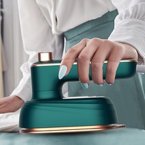 스팀다리미 미니 회전 휴대용 습식 및 건식 이중 고온 증기 발생기 의류 찜기 가정 여행, [02] White, [02] EU