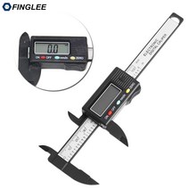 6 인치 150mm 버니어 디지털 전자 캘리퍼스 눈금자 측정 도구 셀 배터리가있는 탄소 섬유 복합 버니어 캘리퍼스, 01 With Battery