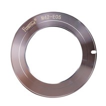 M42-EOS 렌즈 어댑터 캐논 EF 마운트 카메라 550d 7D 5D 1D 500D 760D 5DS(R) 마크 III, 한개옵션0