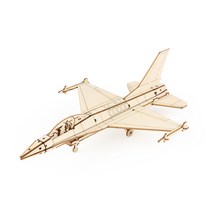 퍼즐피플 3D 영공방 배/비행기/자동차 입체퍼즐모형, 3D목재 미니 F16 팔콘, 조립판 2장p