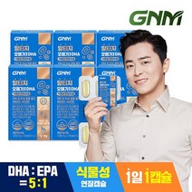 GNM 알티지오메가3 DHA 6박스 / rTG 비타민D 비타민E, 1개, 단품