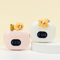 카카오프렌즈 TWS 춘식이 블루투스 무선 이어폰, WI23-TWS01, 베이지
