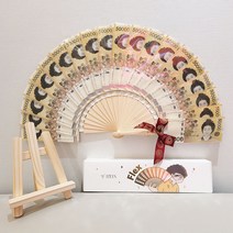 이플린 돈부채 1분완성 선물상자+ 리본 + 부채받침대 풀패키지 선물 세트, 20P, 1세트