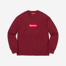 슈프림 박스로고 크루넥 카디널 22FW Supreme Bo Logo Crewneck Cardinal 22FW