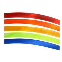 안전모 헬멧 곡선 반사띠 형광테이프 야광 야간운행 도로표시 주차라인스티커 탑차, 형광