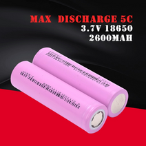 차량용배터리 인산철시동배터리 인산철배터리 18650 높은 드레인 2600mah 맞는 배터리 팩 새로운 원래 배터리 최대 방전 20a 방전 속도 5c 3.7v 전기 자전거, 8개