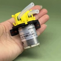정량 펌프 DC 12V 미니 연동 워터 펌프 마이크로 셀프 프라이밍 흡입 액체 방향 가역 실험실 계량, 01 12V silicone tube