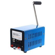 20W 비상 핸드 크랭크 Dynamotor 높은 전원 충전기 휴대용 USB 충전 생성기 야외 캠핑 생존, [01] Generator