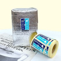 [소행섬] 냉장/냉동보관 체크 롤스티커, 1팩