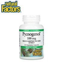 내추럴팩터스 피크노제놀-프랑스해안송껍질추출물 호팍사 100mg Pycnogenol 비건 30 베지캡슐