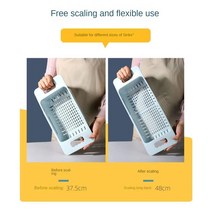 루프바스켓 루프랙 자전거캐리어개폐식 싱크 세척 과일 및 야채 바구니 홈 주방 세면대 용품 필터 물, 한개옵션0