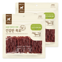 굿데이 건강한 육포 반려견간식 300g, 8개, 소고기 소프트 육포