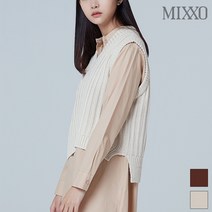 미쏘 미쏘 언발란스 니트조끼_MIWVK9931T