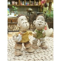 닭서리 형제 토우인형세트