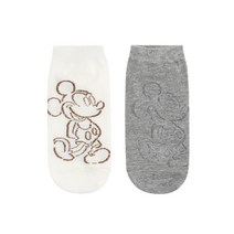 SOCKSLAB 여자발목 기본 스니커즈 캐릭터양말 반짝이 마우스 2종 색상선택