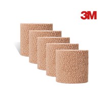 3M 코반 자가점착밴드 2인치x5롤 압박붕대 탄력밴드 셀프 접착식, 단품