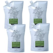 일본직발송 6. 나플라 나프라 리라베일 CMC 샴푸 1000ML×4 B014KT2OAU, one option, one option