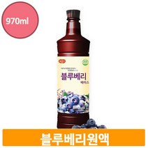 감식초 블루베리 원액 970ml 베이스 음료 카페 요거트