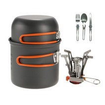 캠핑코펠 캠핑용 코펠 휴대용 캠핑냄비 캠핑식기 다목적 다기능 반합 용기 경량 캠핑그릇 NEW 최신형 캠핑조리도구 401, 3 세트 그린