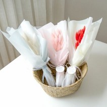 1300K 감성가득 허니테일꽃다발 프리저브드, color:크림