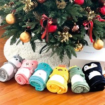 블레슈 극세사 무릎담요 6종 - 성탄절단체선물 겨울성경학교선물 새학기단체선물 달란트선물, 고양이(민트)