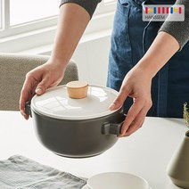 [한샘] 주방용품 소마 내열 코팅냄비 18cm - 무쇠 주물 양수 찌, 상세설명 참조, 소마 내열냄비 18CM(KCN23K1)
