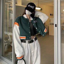 야구 잠바 빈티지 항공점퍼 봄 가을 여성 루즈핏 학생 출근룩 캐주얼