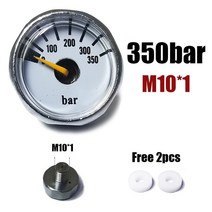co2레귤레이터 분배기 레귤레이터 이탄 미니 게이지 Manometre 25mm 1 인치 핸드 펌프 밸브 액세서리 레귤, 12 350bar M10