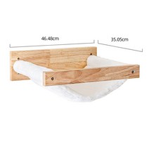 고양이 놀이터 원룸 공간박스 캣타워 투명 벽선반 호텔 캣휠 원목 diy 공간절약 캣폴 구름다리, 포근 해먹