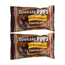 Tootsie Pops 투시팝 리미티드 에디션 초콜릿 막대사탕 374g 2팩