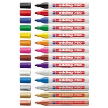 에딩펜 750 페인트마카 은색 2-4mm 1개, 은색 1개