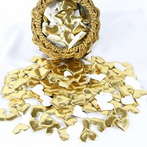 발렌타인데이선물 프로포즈이벤트100/200Pcs 스폰지 새틴 패브릭 인공 사랑의 꽃잎 발렌타인 웨딩 파티 색, 03 B08-Golden_01 100Pieces