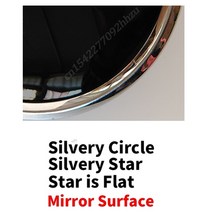 휠캡 휠커버 3D 미러 그릴 배지 전면 W204 엠블럼 W205 W212 W213 W176 W246 W177 A B C E G 클래스 ML CLA GLA GLC GLE C117 D, 139.Mirror Silvery - B-W245 20