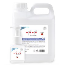 이공이공 핸드워시 4L+300ml 대용량 손세정제 리필 거품형 물비누, 4L+300ml 레몬향