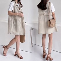 아이우먼 위쉬몰 BN 하이넥사파리롱베스트 G852H205 빅사이즈