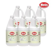 메티스 슈퍼파워 뚜러펑 2L x6개 세면대막힘 배수관클리너 배수구막힘 배수관청소 소독