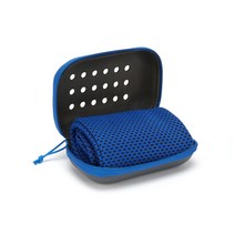 볼파스 사계절 스포츠 타올 (파우치 포함), 블루