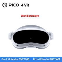 VR게임기 VR기기 VR추천새로운 Pico 4 VR 헤드셋 올인원 가상 현실 4K 디스플레이 8GB 스팀 게임 2022, 한개옵션1, 02 256GB