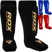 RDX 정강이 폼 패드 서포트 유소년 복싱 Instep MMA Muay Thai, 224442 XL, Black
